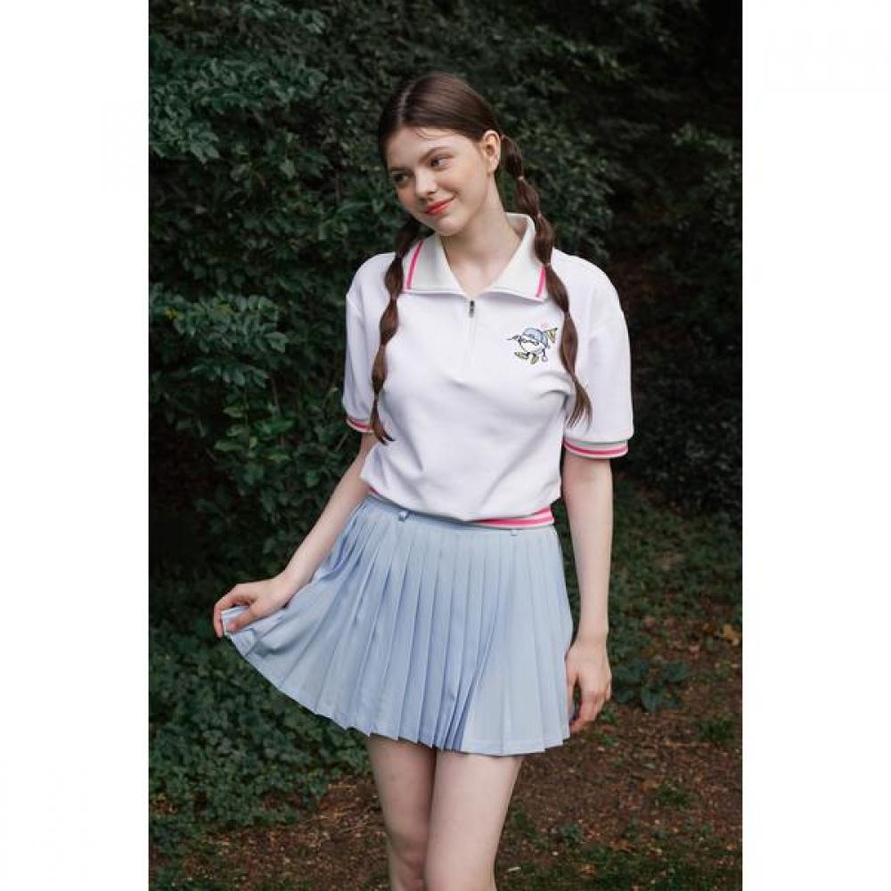 

Goxo Half Pullover White Stairballflower M (55 class-66 class)