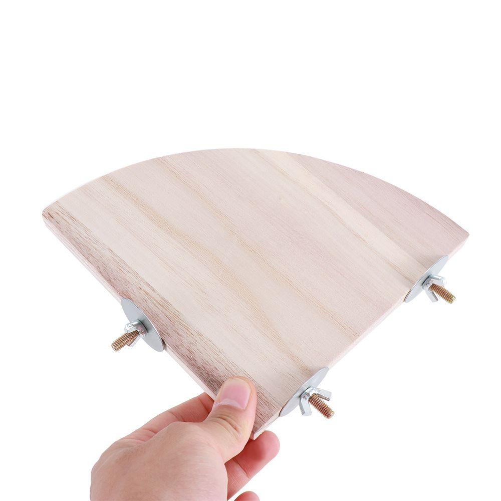 Animals Hamster Pet Supplies Rat Pet Bird Parrot Wood Platform Perches Station Board Stand Rack Toy