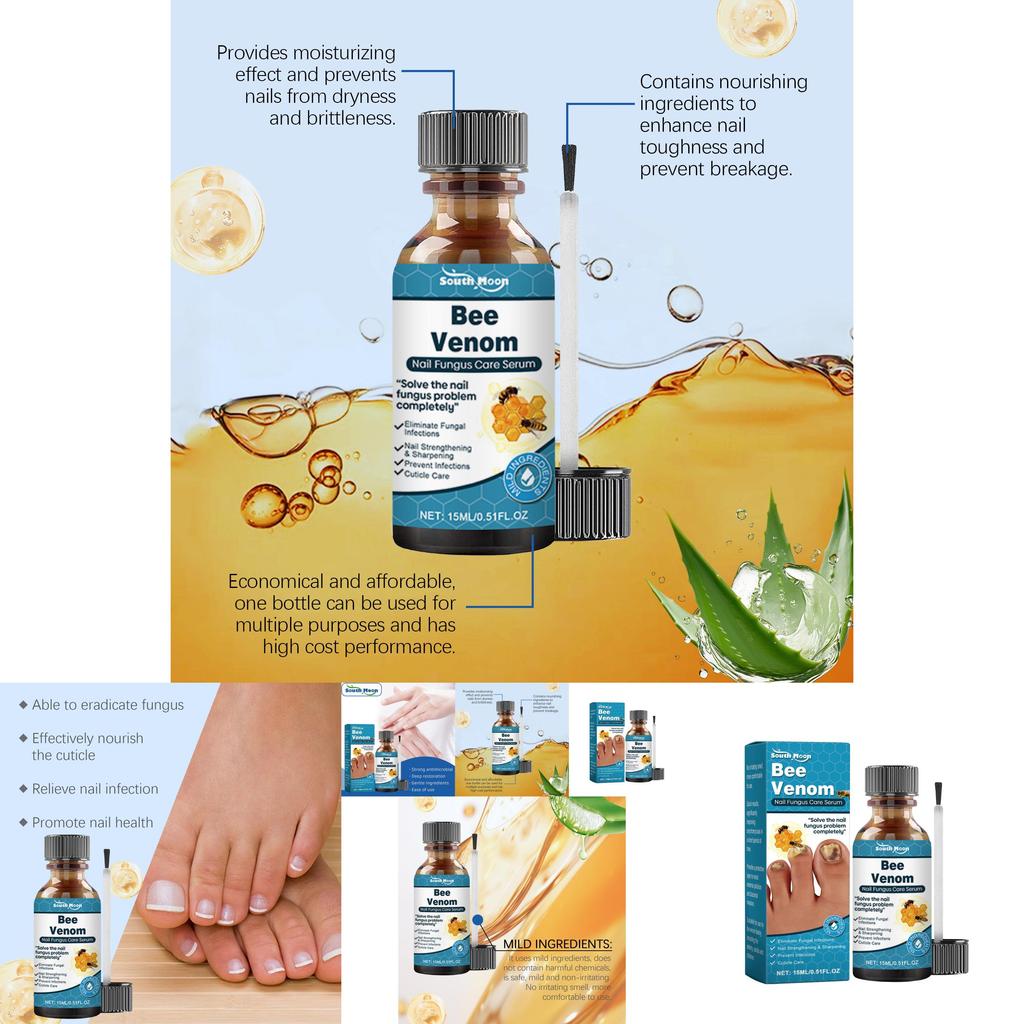 Premium South Moon Nail Care Essence Liquid For Fresh Clean Nails And Hydrated Cuticles