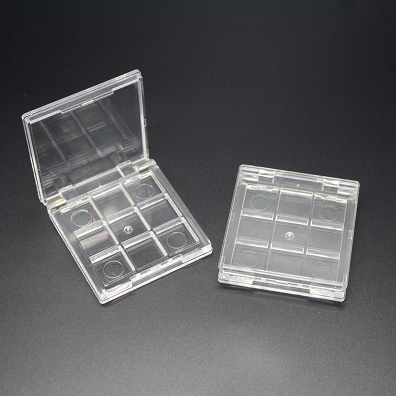 9 Grids Palette Eye Makeup Storage Box Empty Eyeshadow Dish Diy Eyeshadow