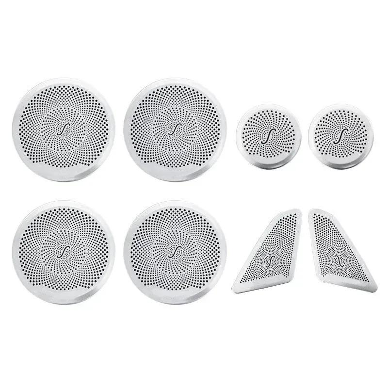 For BMW 5 Series GT 5GT F07 2010-2017 Car Inner Door Audio Speakers Stereo Panel Decorate Cover Speaker Trim Cover