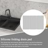 Dish Drying Mat Non-Slip Silicone Pad Easy Clean Kitchen Dish Drying Mat For Home Countertop Bathroom Sink Bar Refrigerator Mugs