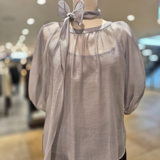 Ribbon Tie Blouse EWBLPI0700