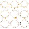 20+5cm Anklets for Women Stainless Steel Shell Starfish Imitation Pearl Leg Bracelets Gold Color Beach Summer Bodychain Jewelry