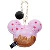 Disney Character Nui Bread Chain Strap Mascot Croissant Roll Minnie Mouse Plush Toy Approximately 17cm Tall