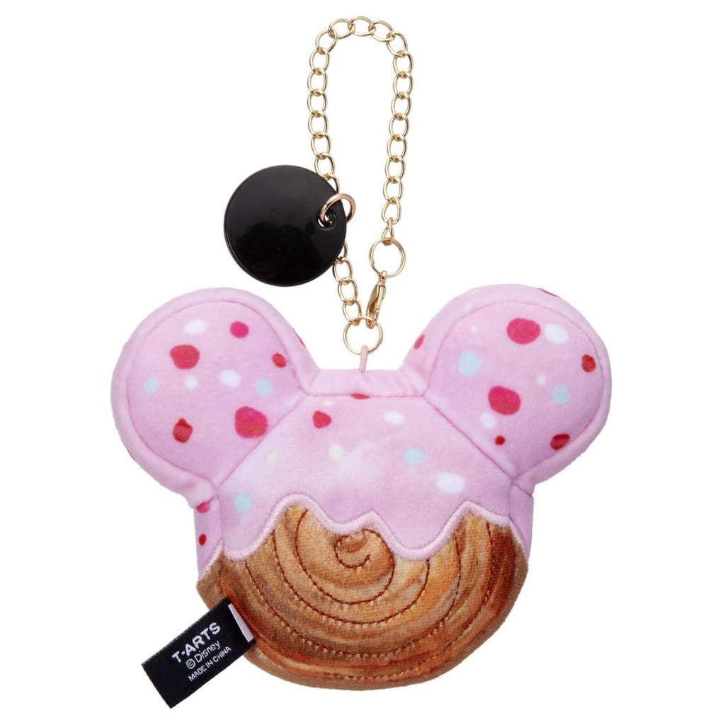 Disney Character Nui Bread Chain Strap Mascot Croissant Roll Minnie Mouse Plush Toy Approximately 17cm Tall
