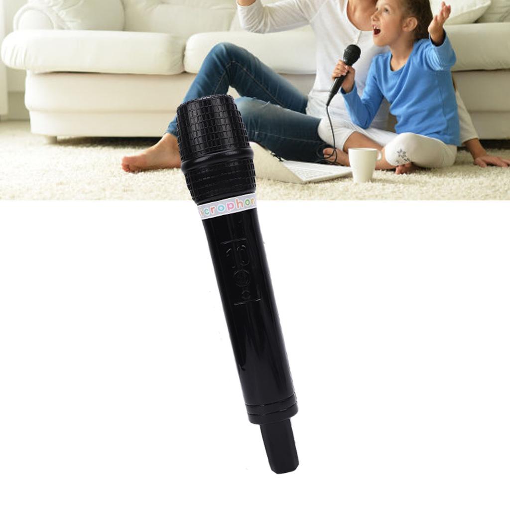Microphone Toy Plastic Pretend Microphone Prop Simulate Speech Practice Mic for Cosplay Birthday Party Favors Costume Play