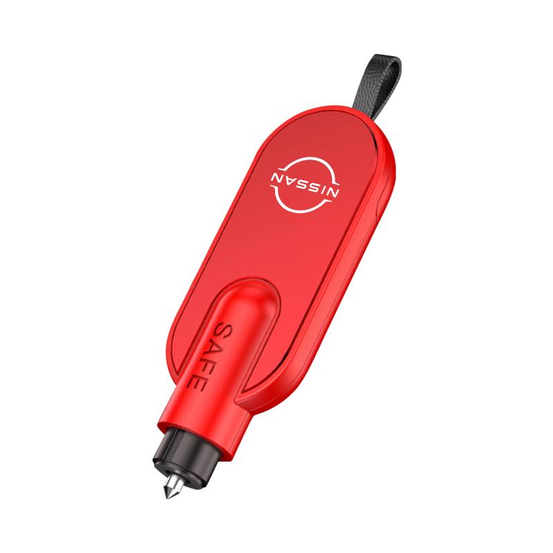 Car Safety Hammer Auto Emergency Glass Window Breaker Tools For Nissan Sylphy N7 Teana Qashqai Note J10 J11 Navara Juke GTR Leaf