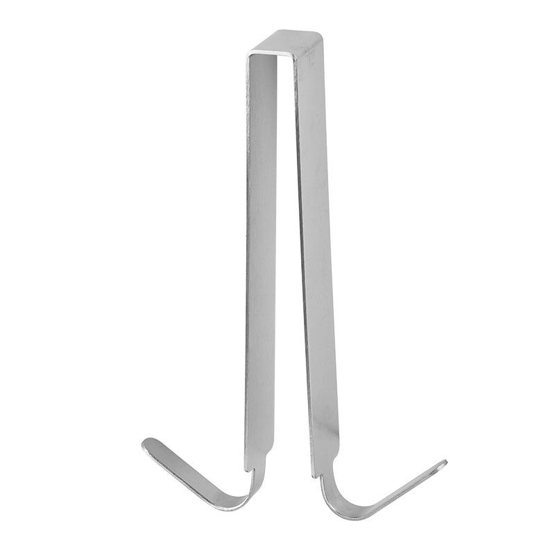 I lager Rostfritt Stål Dubbelkrok för Badrumshanddukar och Kläder, Ingen borrning krävs