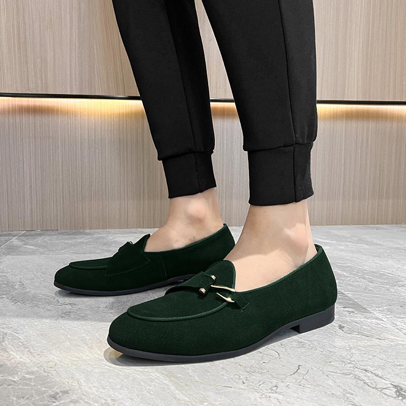 Fashion Casual men's loafers classic fashion designer styles Formal Party Office Outdoor daily couple flat shoes Black Brown 37-48 Hot