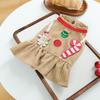 Pet Dog Costume Small Breeds Puppy Candy Cane Gingerbread Dress Two-Legged Outfit
