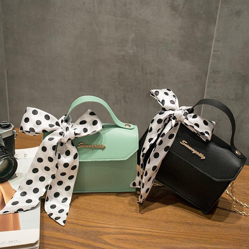 Scarf Handbag Small Bag for Women Korean Style Women's Crossbody Bag