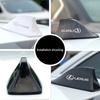 Universal ABS Plastic Car Logo Shark Shape Fin Antenna Roof Radio Signal Aerial Shark Fin Signal Antenna Modification Styling