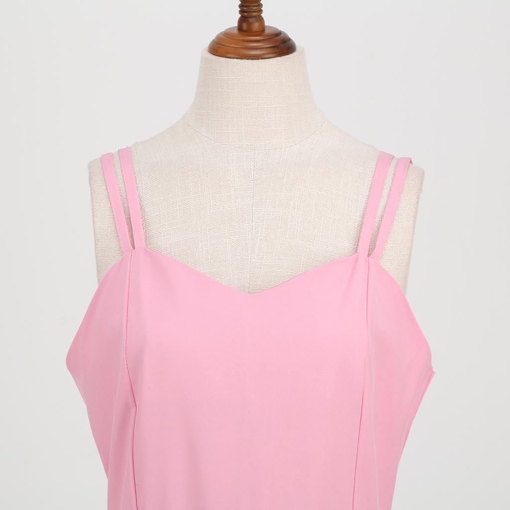 GMXIA Rochie de vară, retro, sexy, cu Halter, de culoare uni