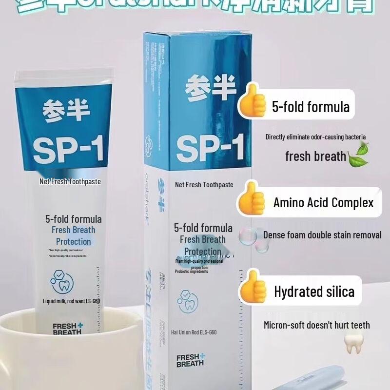 Canban Rose Green Tea Fresh Breath Toothpaste