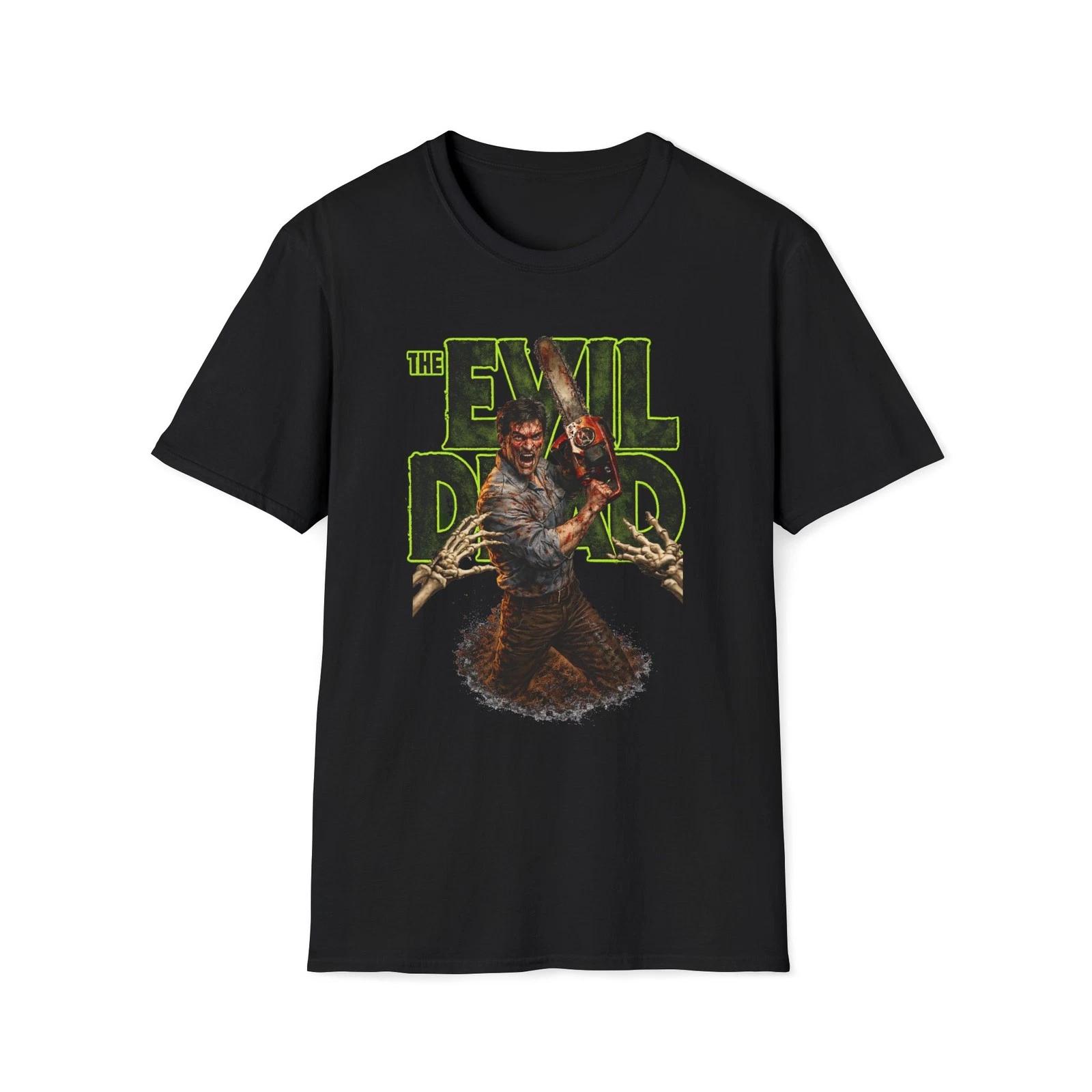 The Evil Dead Movie T-Shirt – Classic 80s Horror Cult Film Tee XS