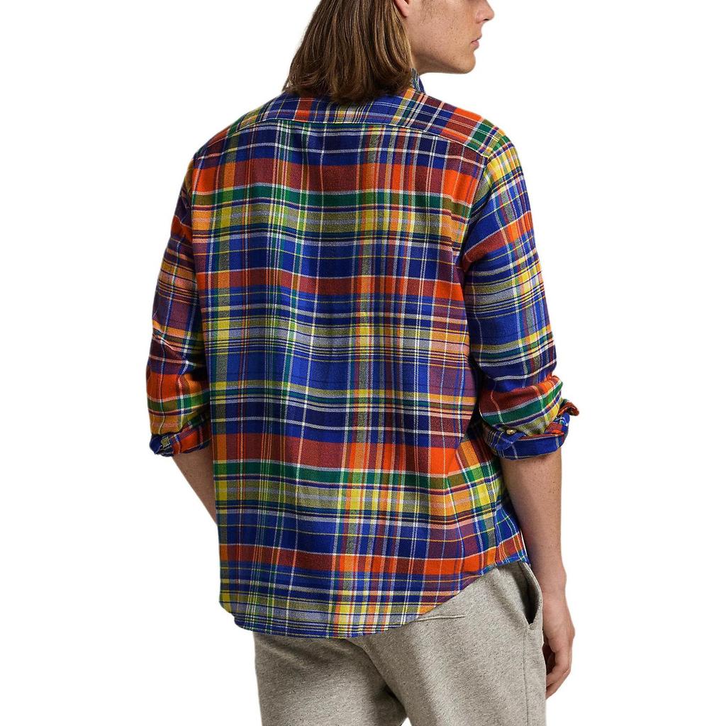 Polo Ralph Lauren FW24 Plaid Button-Down Long Sleeve Shirt Men Shirts Multicolor MNPOWOV16823745-800