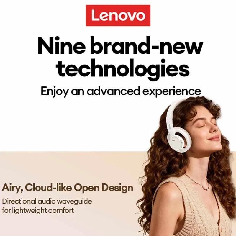 Original Lenovo LS116 Gaming Headset Wireless Bluetooth 6.0 Earphones Surround Noise Foldable Sport Over Ear Headphone With HD Mic New