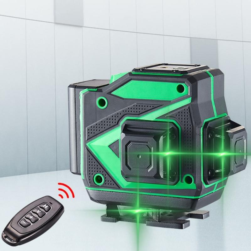 12 Line Leveling Level with ±1mm/ Accuracy and Waterproof Design for Construction Use