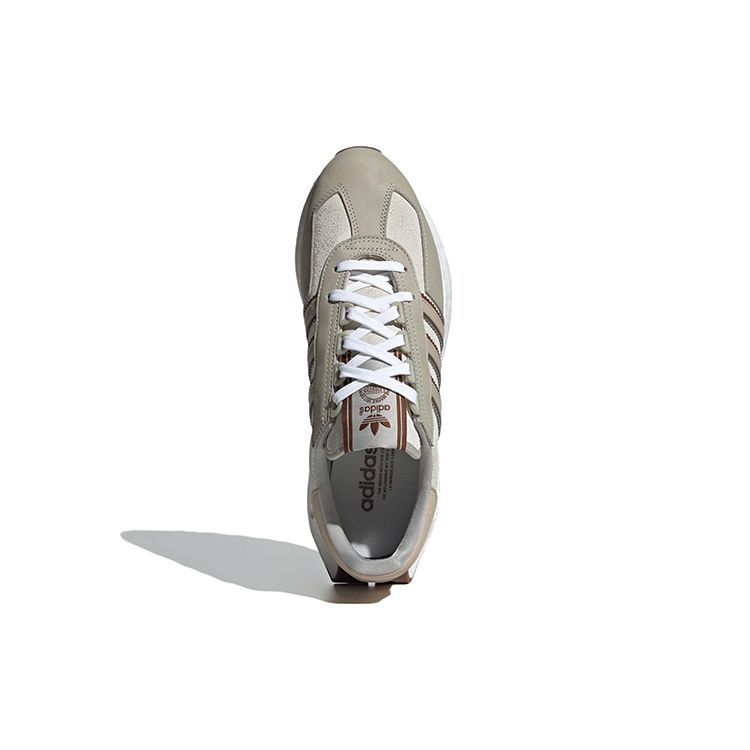 Adidas Originals Retropy E5 Suede Comfortable Versatile Lightweight Low-Top Casual Shoes Unisex Sneakers Gray Brown IG7516