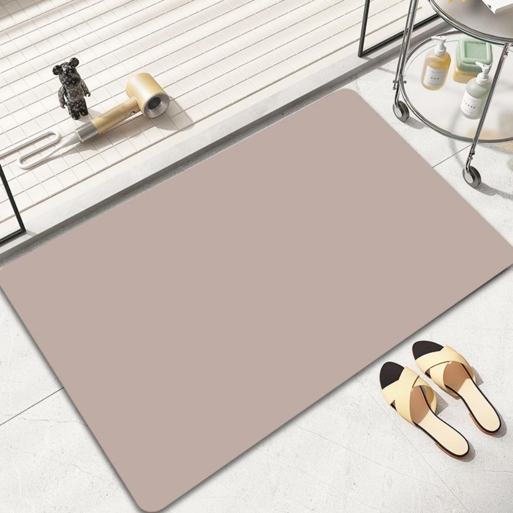 2 шт. Однотонный коврик для пола из диатомовой грязи — фото 16