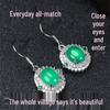 Women's Diamond Inlaid Drop Earrings: Trendy, Fashionable Multiple Ear Pendants