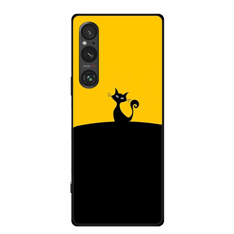 Etui na Sony Xperia 1 VI, luksusowe, miękkie silikonowe etui z TPU na tył telefonu Sony Xperia 1 VI 5G, urocze, odporne na wstrząsy, z motywem kwiatów i kreskówek