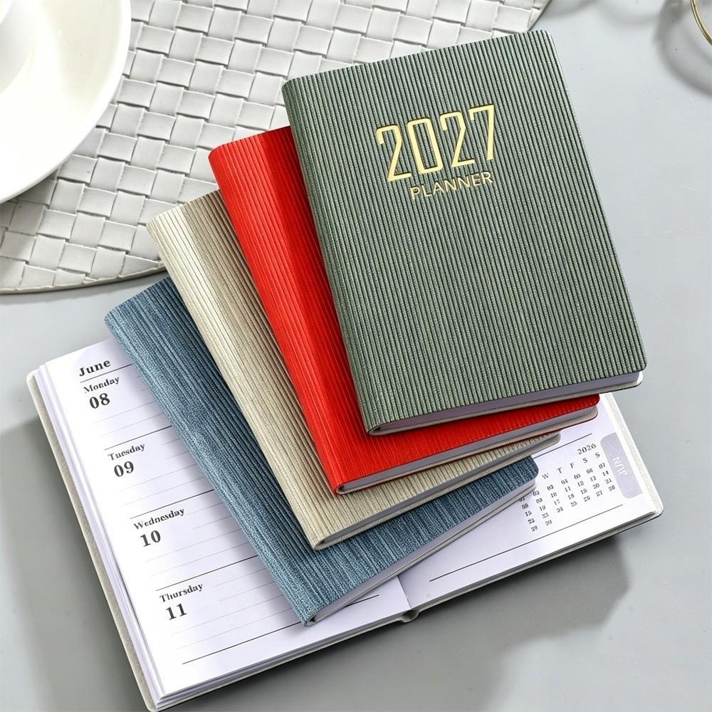 Mini A7 Rozvrhový zápisník 64 listů Zápisníky na deník 2027 Diář Týdenní plánovač