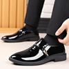 Business casual shoes for men, spring and summer breathable flat shoes, banquet gowns, formal wear, leather shoes for men