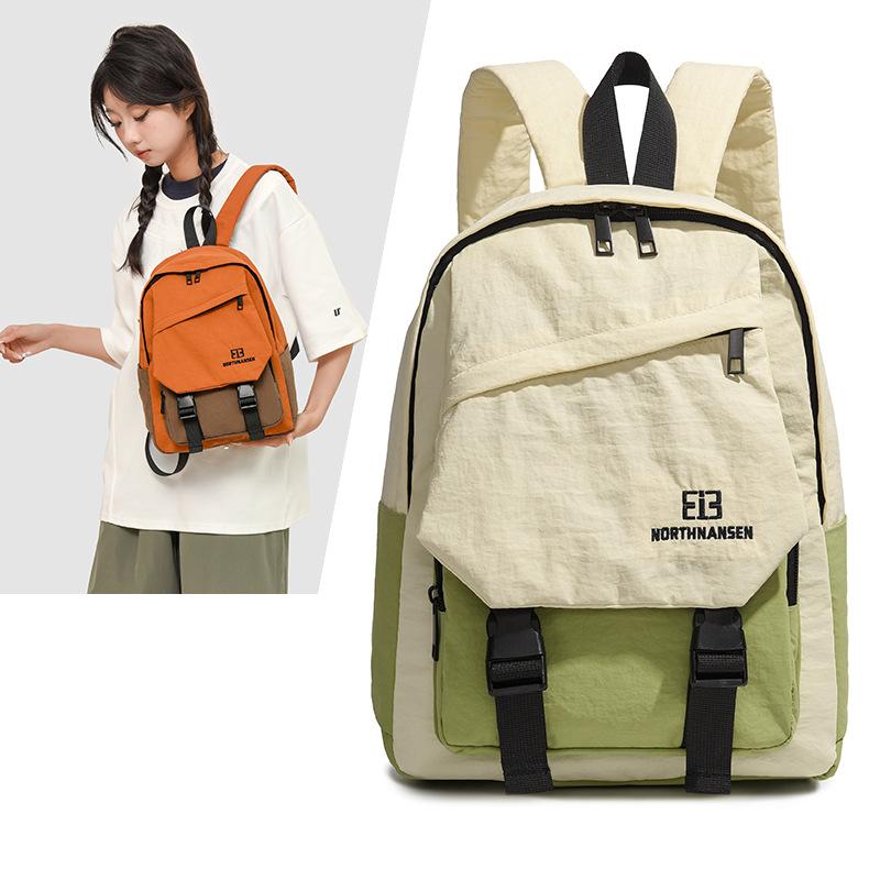 Leisure schoolbag large capacity new campus backpack travel versatile simple backpack