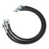 3pcs Extended Brake Line Kit Rear Front Rubber Replacement for Hilux LN106R LN46 RN46 YN65R