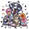 Brain Teaser 3D Wooden Puzzle Ideal for Adult Children Rainbow Fantasy Infant Dragons Animal Irregular Christmas Present Boxs Playthings