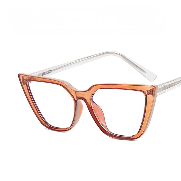 

Флуоресцентные плоские солнцезащитные очки «Кошачий глаз» с защитой от синего света Женские солнцезащитные очки Высококачественные Ежедневные аксессуары для милой девушки Повседневная мода