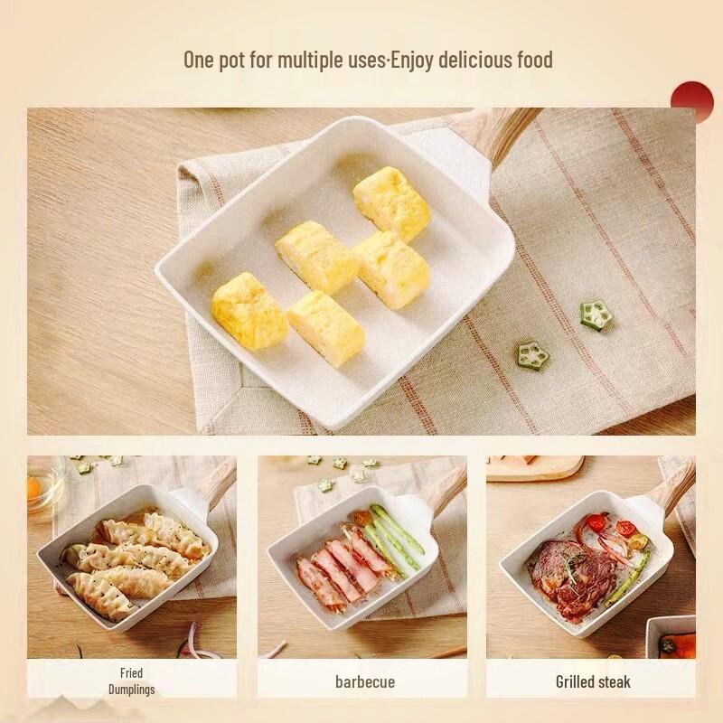 Maifan Stone Japanese Rectangular Frying Pan