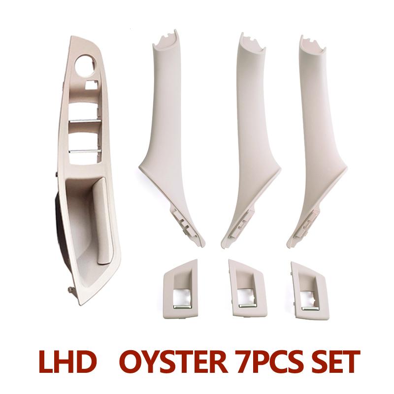 Left Hand Driver Interior Door Armrest Pull Handle Set For BMW 5 Series F10 F11 520i 523i 525i 528i 535i 2009-2016