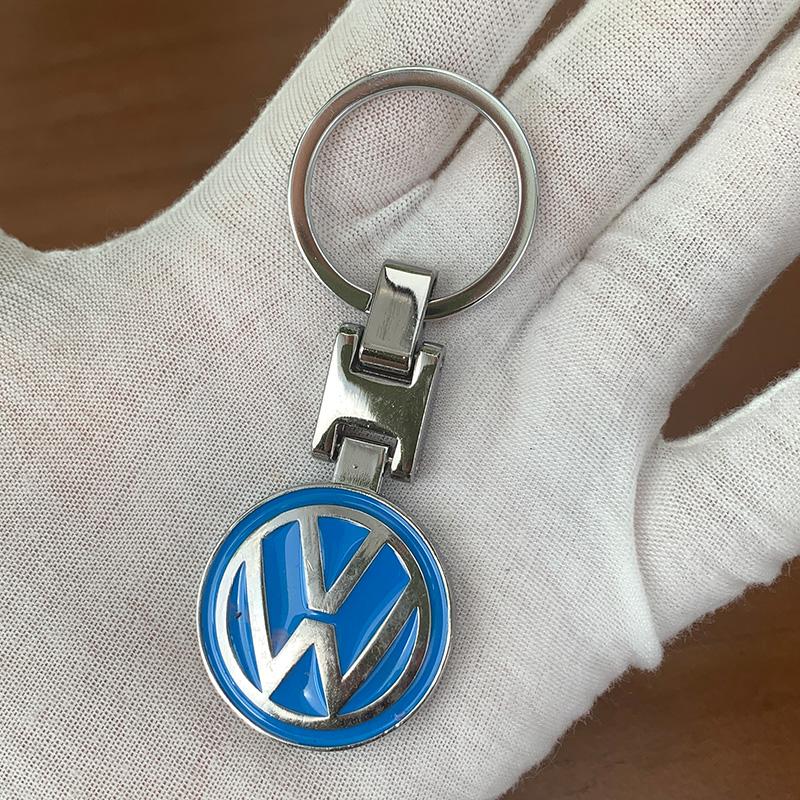 For VOLKSWAGEN VW Volkswagen GTI R-Line T5 Car Logo Key Ring Zinc Alloy Keychain Accessory for Polo Passat Scirocco Jetta Beetle Sx5