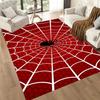 Spider Web Area Rug Design for Hallway Dormitory Bedrooms Entryway Anti-slip Rug Anime Office Decor Gift for Festivals
