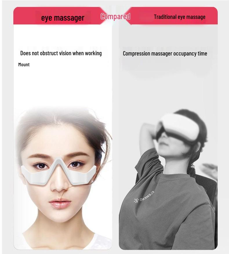 Multifunctional LED Red Light Eye Massager and Beauty Device