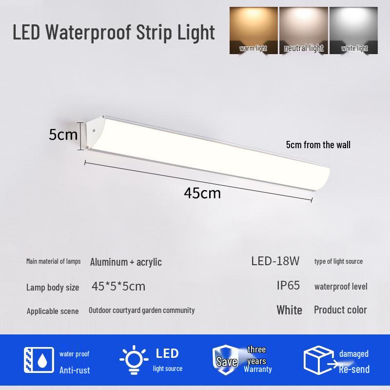 

Black Minimalist LED Corner Wall Light - Super Bright for Living Room, Bedroom, and Entryway.