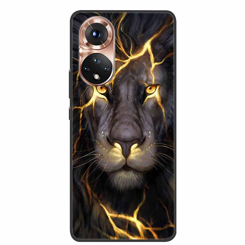 Case For Honor 50 Luxury Silicone TPU Soft Phone Cover For Huawei Honor 50 Case 5 0 NTH-NX9 Capa Shockproof Animal Shell Coque