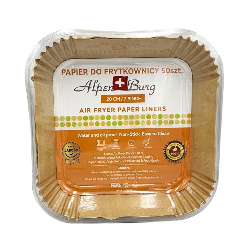 PAPER INSERT FOR FRYER SQUARE 20x20cm 50pcs ALPENBURG