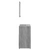 Vidaxl Set di Mobili da Bagno, Rovere Sonoma Grigio