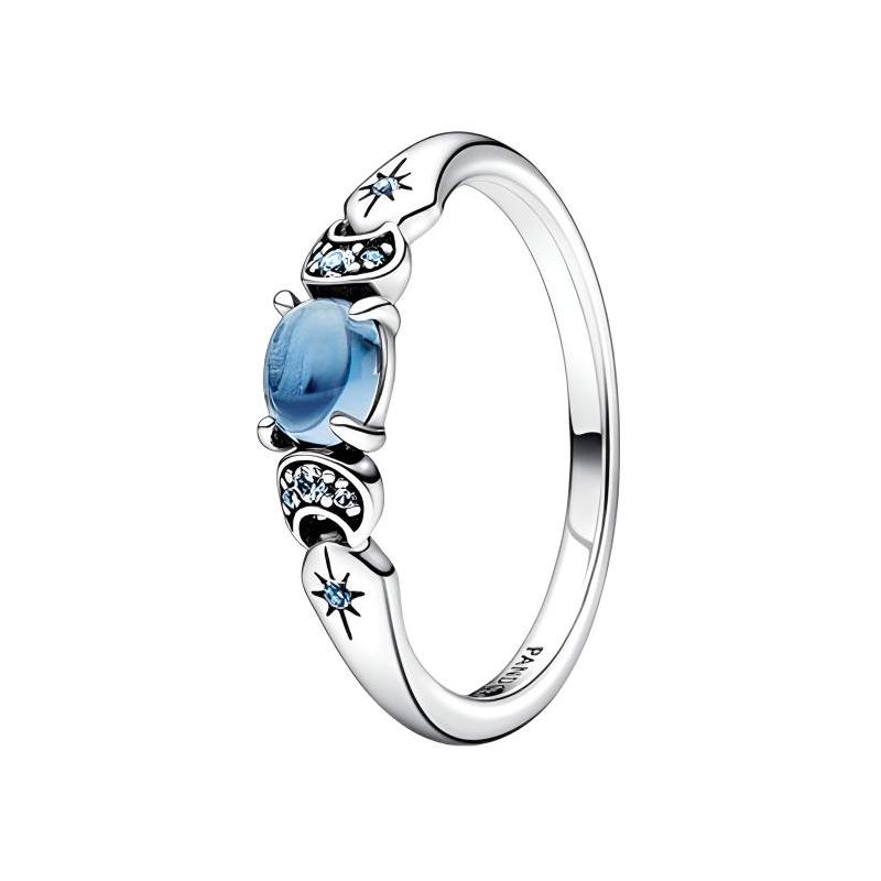 Pandora Disney Aladdin Princess Jasmine 925 Silver Ring Women s silver 52 серебряный