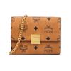 Monogram Print Leather Wallet Crossbody Bag Women Bags Cognac MYLFATA03CO001