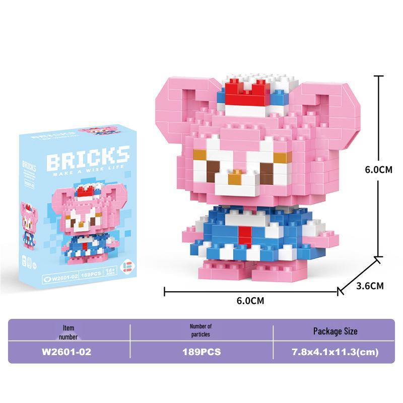 Santa Claus Micro Bricks Educational Toy - Compatible with LEGO, Building Blocks for Kids