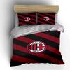 Set Biancheria da Letto Logo AC Milan Set Biancheria da Letto (1 copripiumino, 2 federe, piumino non incluso)