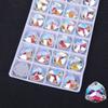 Fat Triangle Flat Bottom Hand Sewn Drill, Fat Triangle Ab Glass Flat Buckle Rhinestone Jewelry Accessories Diy Clothing Accessories