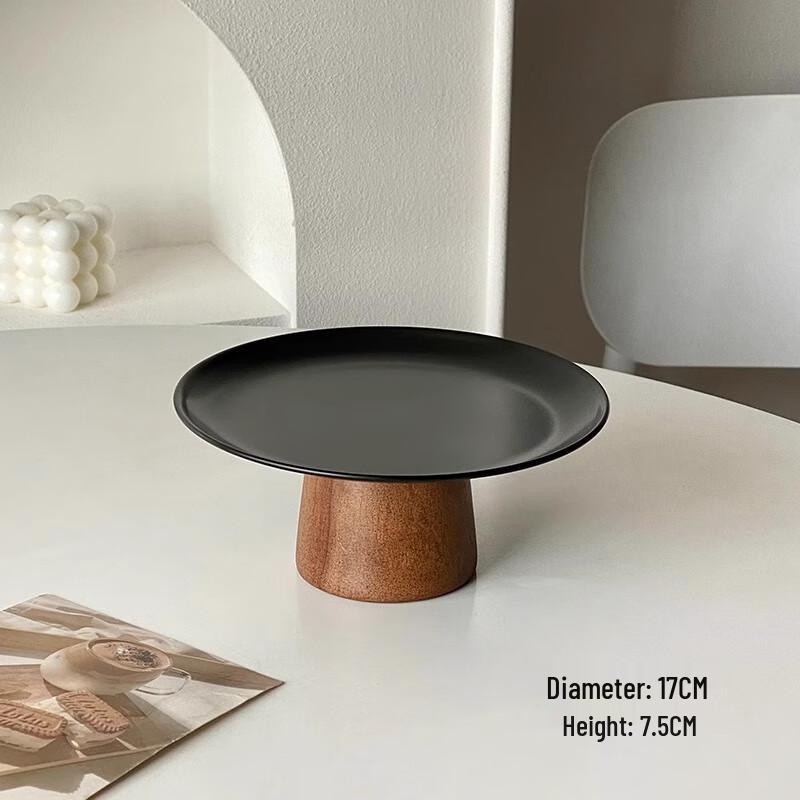 Shengjia Stainless Steel High-Leg Round Snack & Fruit Tray