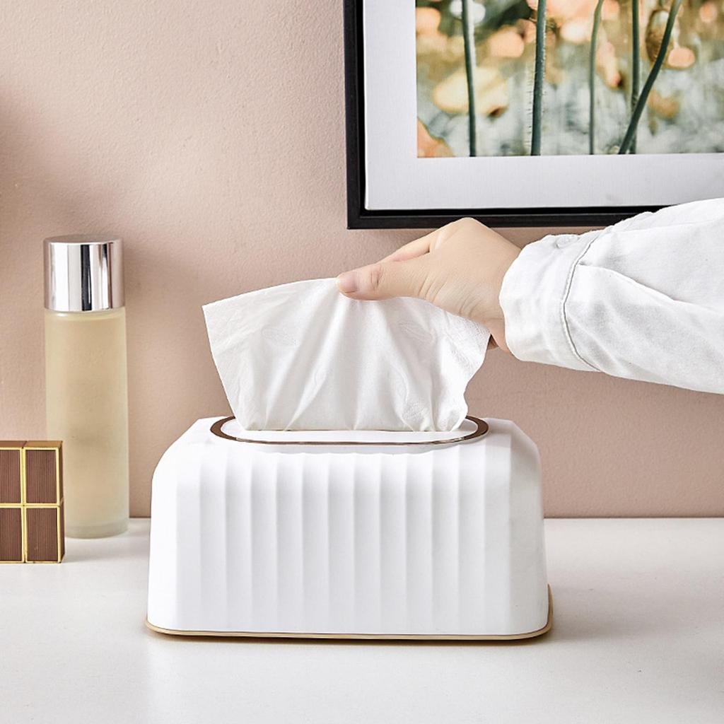 Tissue Box Container for Living Room with Spring support Stylish Durable Wedding Table Centerpiece