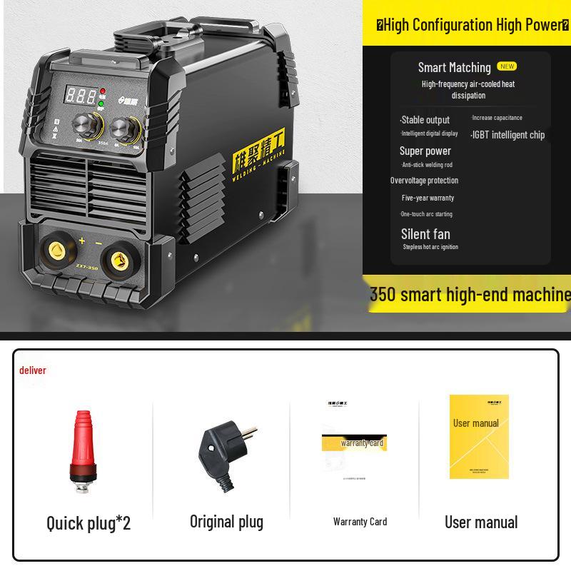 220V/380V Dual Voltage Handheld Gasless MIG Welder for Home and Industrial Use
